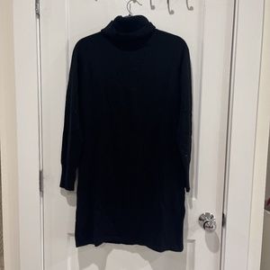 Quince Cashmere Turtleneck Sweater Dress - Women's size Large